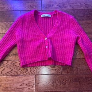 Zara cropped sweater